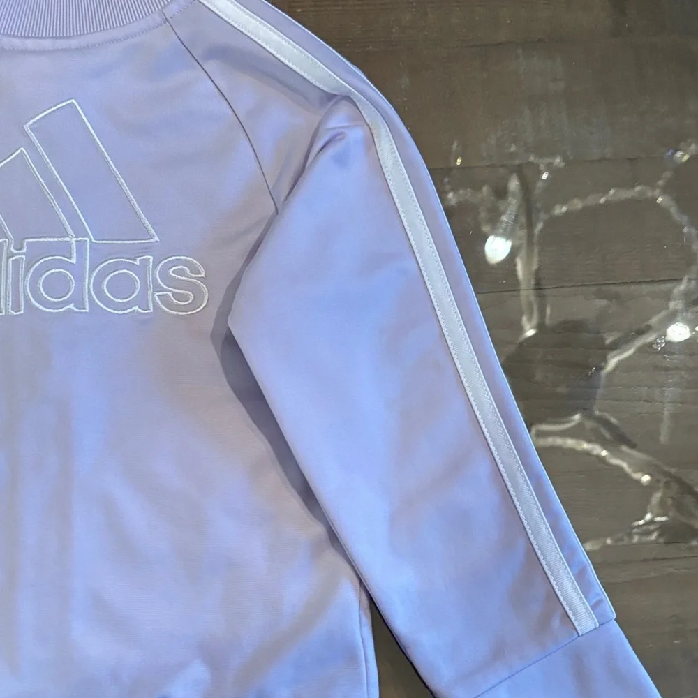 Little girls lavender Adidas Track Jacket - Picture 9 of 10